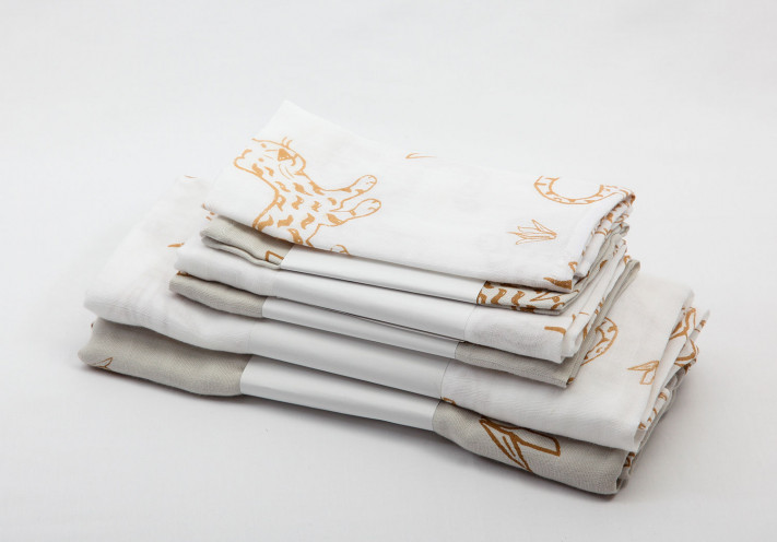 Mulltuch Nuschi Lätzchen Swaddle für Baby