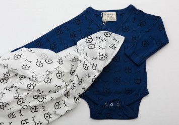 Mulltuch Nuschi Lätzchen Swaddle für Baby 2