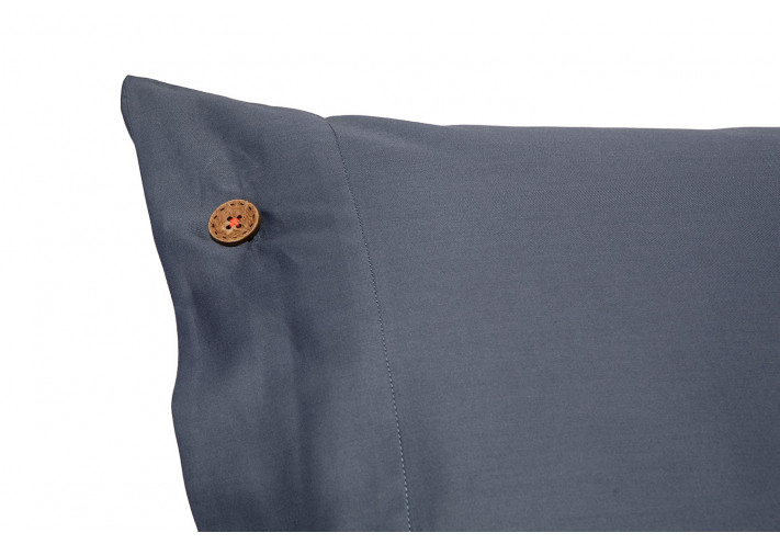 Pillow case with organic cotton. Fairtrade and organic cotton. Forrest Green.