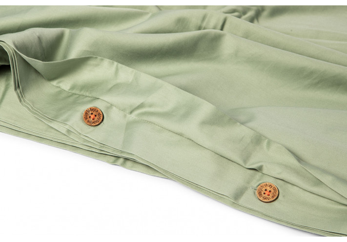 Duvet Bezug aus Satin Baumwoll-Stoff. GOTS und Fairtrade zertifiziert