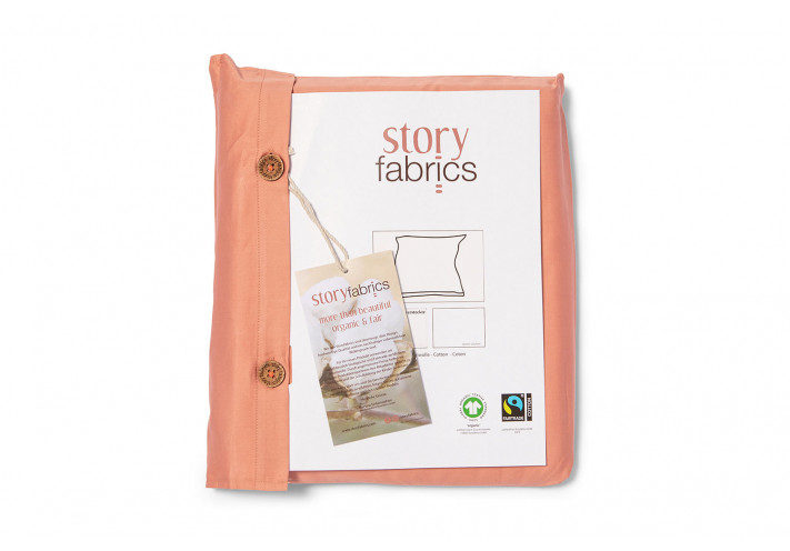 Duvet Bezug aus Satin Baumwoll-Stoff. GOTS und Fairtrade zertifiziert