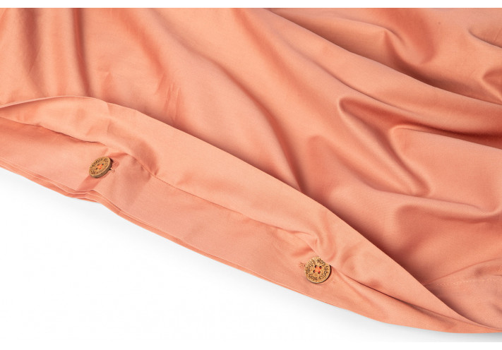 Duvet Bezug aus Satin Baumwoll-Stoff. GOTS und Fairtrade zertifiziert