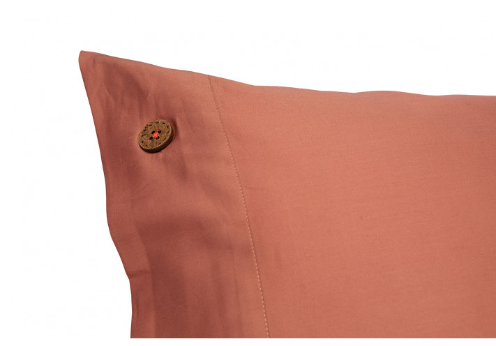 Kissen aus biologischer Baumwolle. Fairtrade zertifiziert. Dunkelgrün.