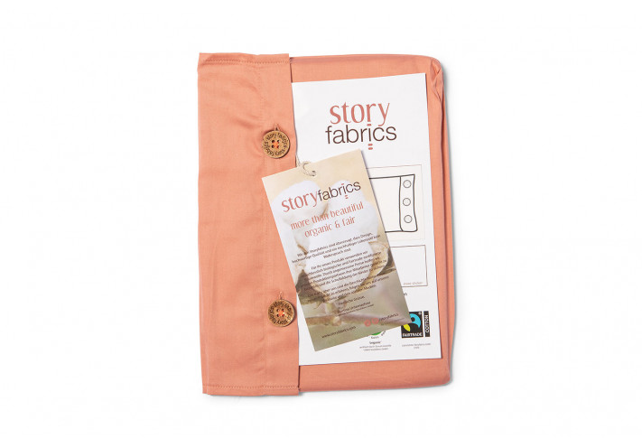 Kissen aus biologischer Baumwolle. Fairtrade zertifiziert. Dunkelgrün.