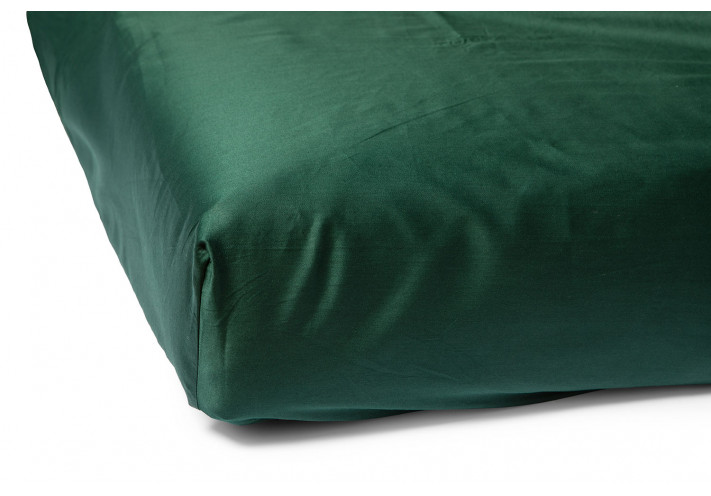 FITTED SHEET SATEEN Forrest Green