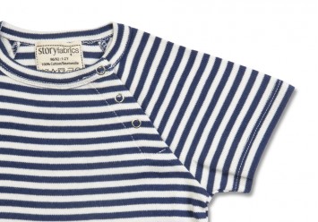 Baby Hose in Hellgrau und Dunkelblau 2