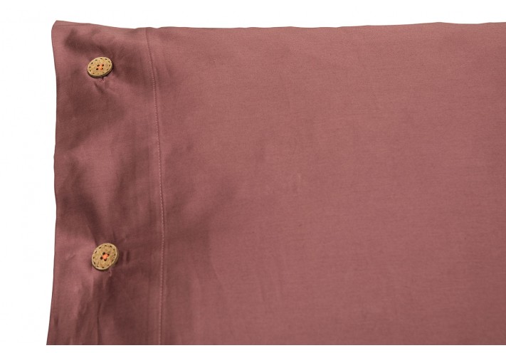 Pillow case with organic cotton. Fairtrade and organic cotton. Forrest Green.