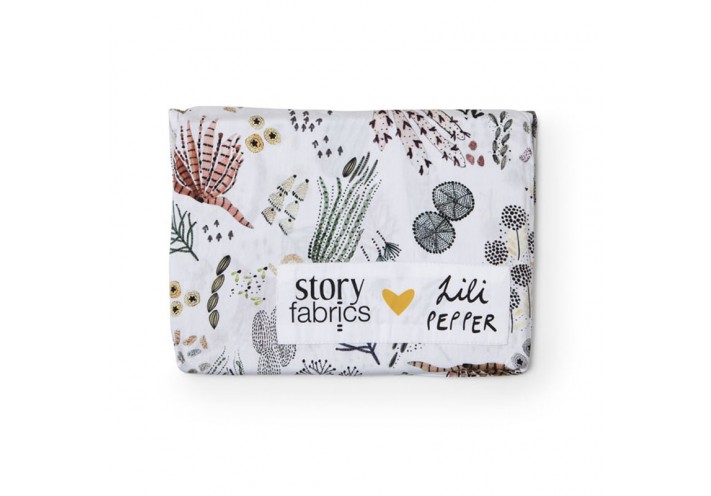 Pillow case with organic cotton. Fairtrade and organic cotton. Forrest Green.