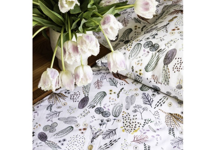 Pillow case with organic cotton. Fairtrade and organic cotton. Forrest Green.