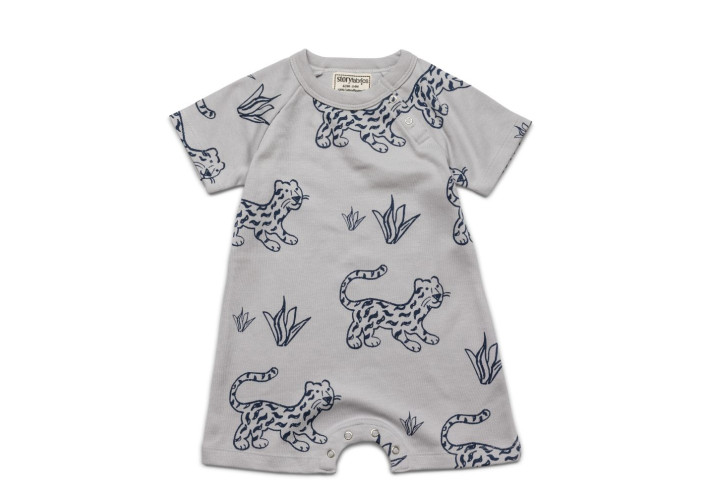 Baby Strampler mit Gepard Druck