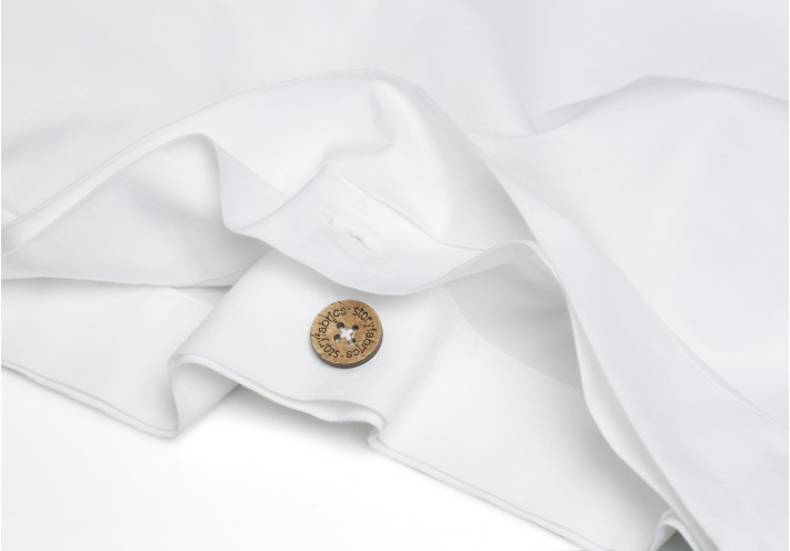 DUVET BEZUG SATIN WEISS
